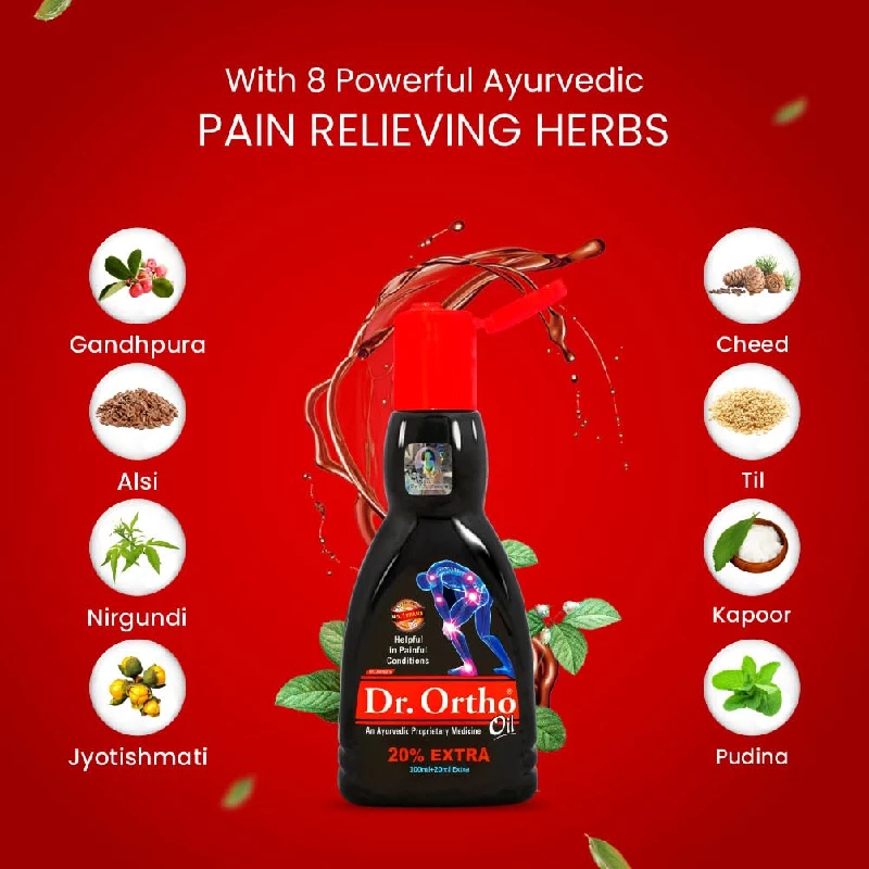 Dr Ortho Ayurvedic Pain Relief Oil, 120 ml-2.webp